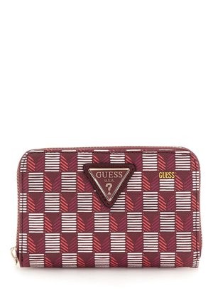 WAVE SLG MEDIUM ZIP AROUND - Denarnica - rot