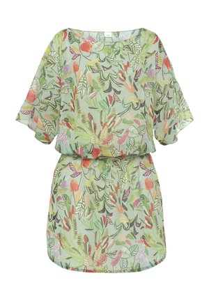 Vestito casual - grün bedruckt
