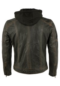 Redpoint DORAN/M - Lederjacke - schwarz orange