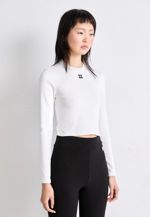 DAFILOMENA - Top s dlhým rukávom - white