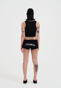 Ed Hardy MINI FOLD OVER - Short - black