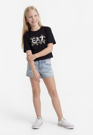 EA7 Emporio Armani T-shirt imprimé - black