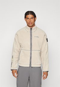 adidas Terrex NATIONAL GEOGRAPHIC JACKET UNISEX - Flísová bunda - alumina