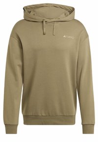 Adidas Terrex TX LOGO HOODY - Jersey con capucha - olive strata s