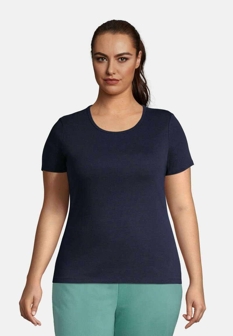 LANDS' END Tshirts basic blue/blå Zalando.dk