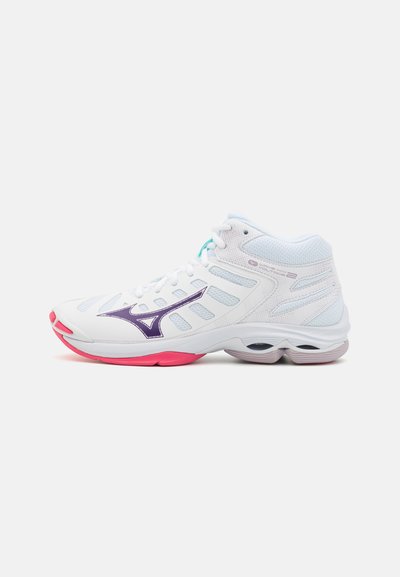 WAVE VOLTAGE 2 - Chaussures de volley - white/lilac/pink