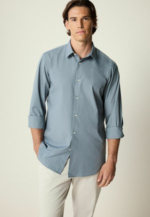 REGULAR FIT SINGLE CUFF - Camicia elegante - steel blue