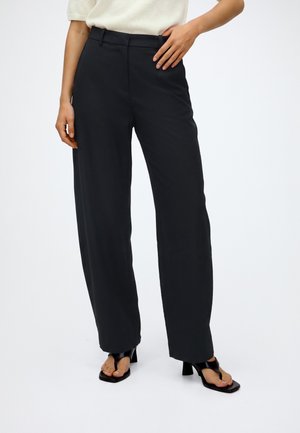 Weekday BARREL - Pantalon classique - black
