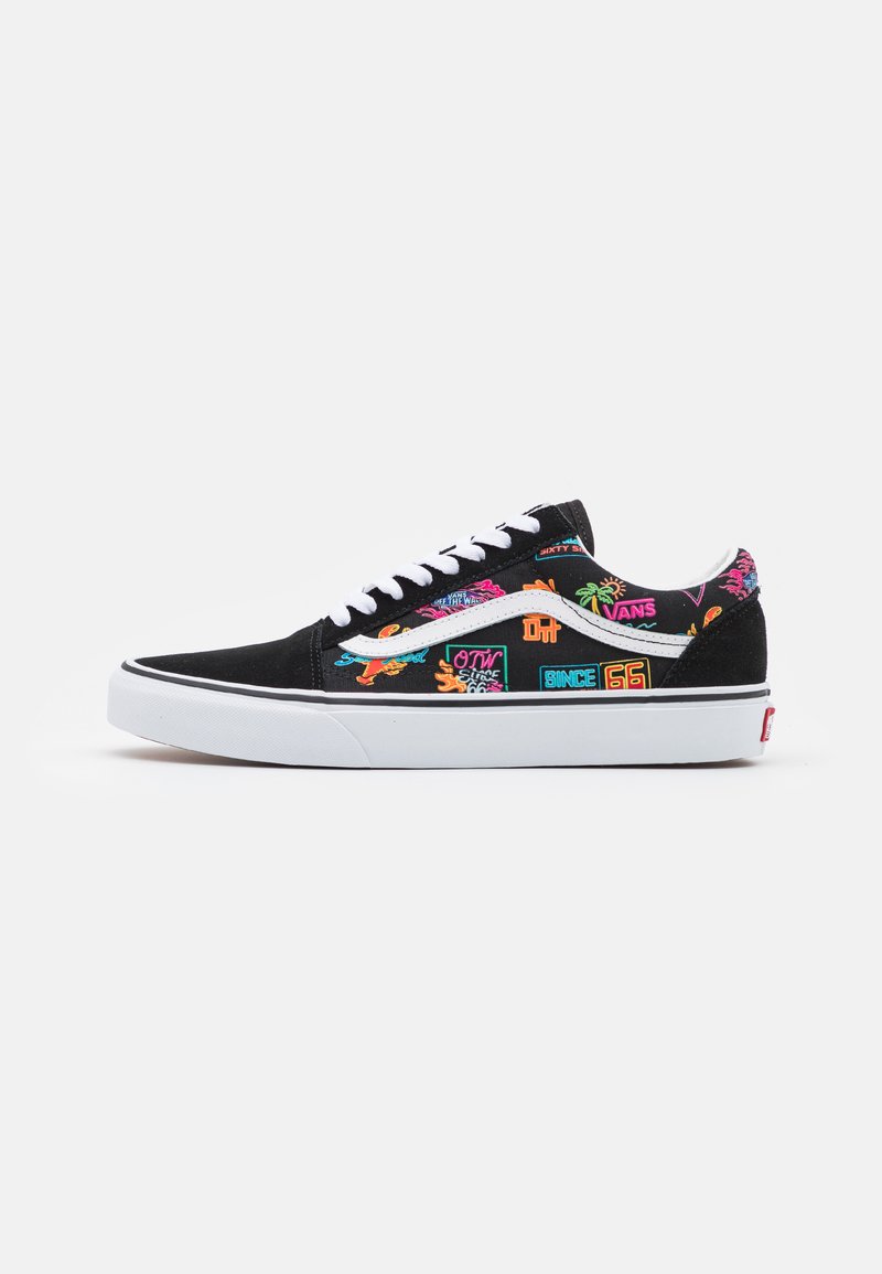 Vans OLD SKOOL UNISEX - Sapatilhas - black/neon