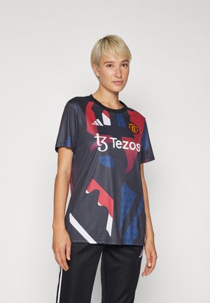 MANCHESTER UNITED PRE MATCH  - Article de supporter d'équipe de club - black/mufc red/off white/team coll burgundy