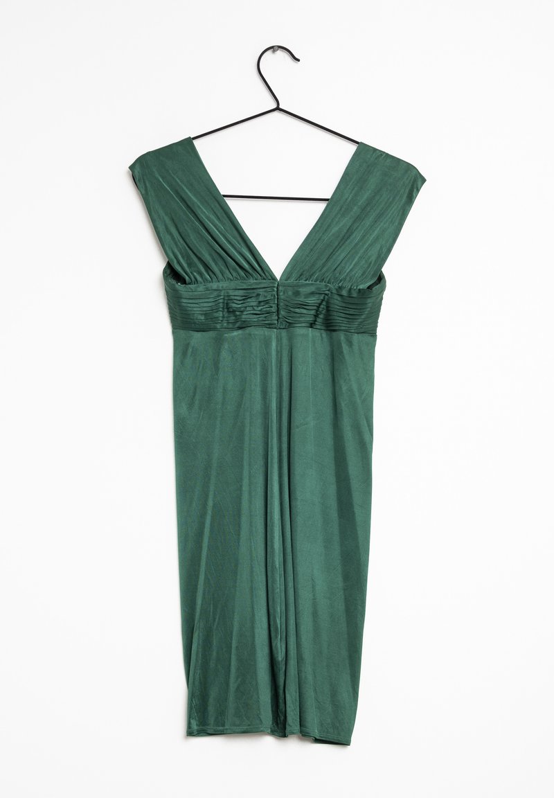 ena pelly margot denim dress 07.01.2026 flounce hem and faux Color:long dress Bodycon | Emerald