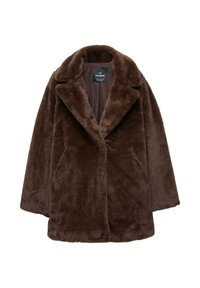 WITH LAPEL COLLAR - Téli kabát - brown