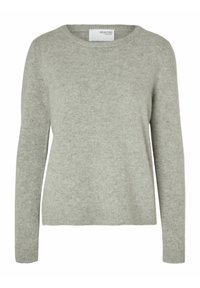 Unselected, light grey melange