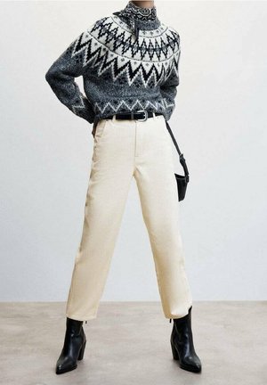 Mango, Pantalon classique - off-white