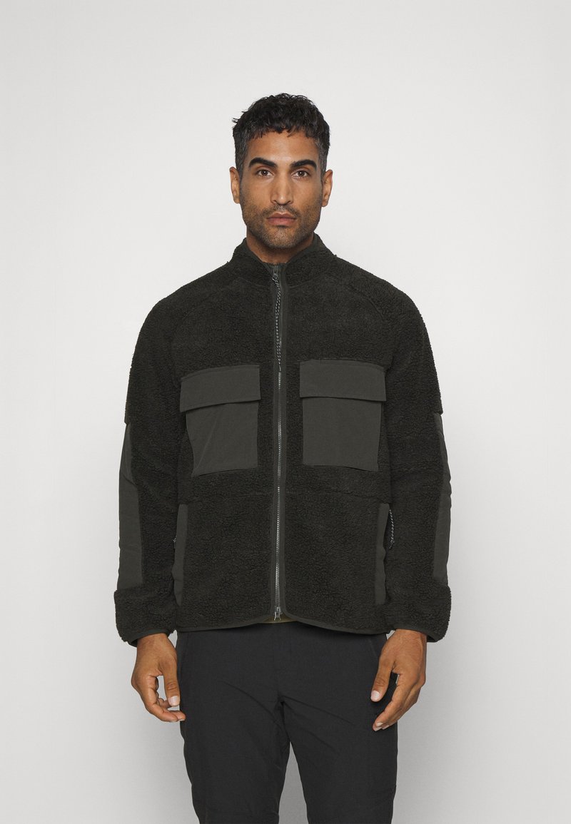 Peak Performance HEAVY PILE OVERSIZE Fleece jacket olive extreme