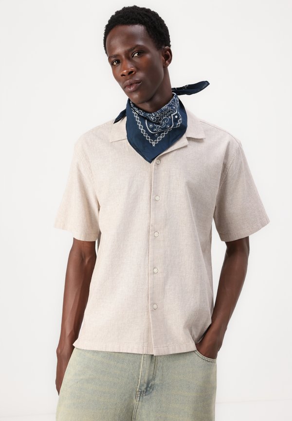 Camp Collar Summer Linen-Blend Shirt - Shirt - flax2