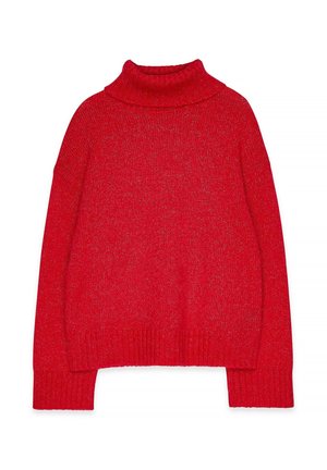 TURTLE NECK - Neule - red