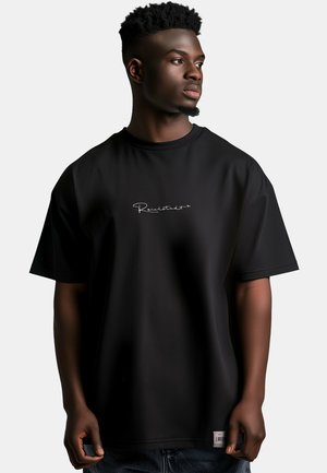 Print T-shirt - schwarz