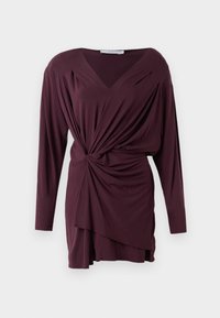 Iro TAMARI - Cocktail dress / Party dress - fig/mottled bordeaux - Zalando