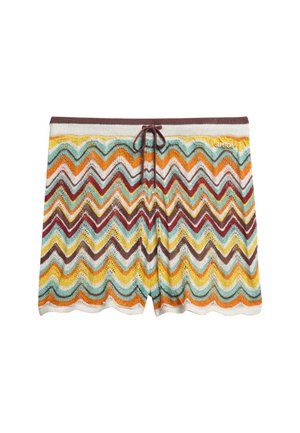 Superdry & Co ZIGZAG - Shorts - mint zigzag stripe
