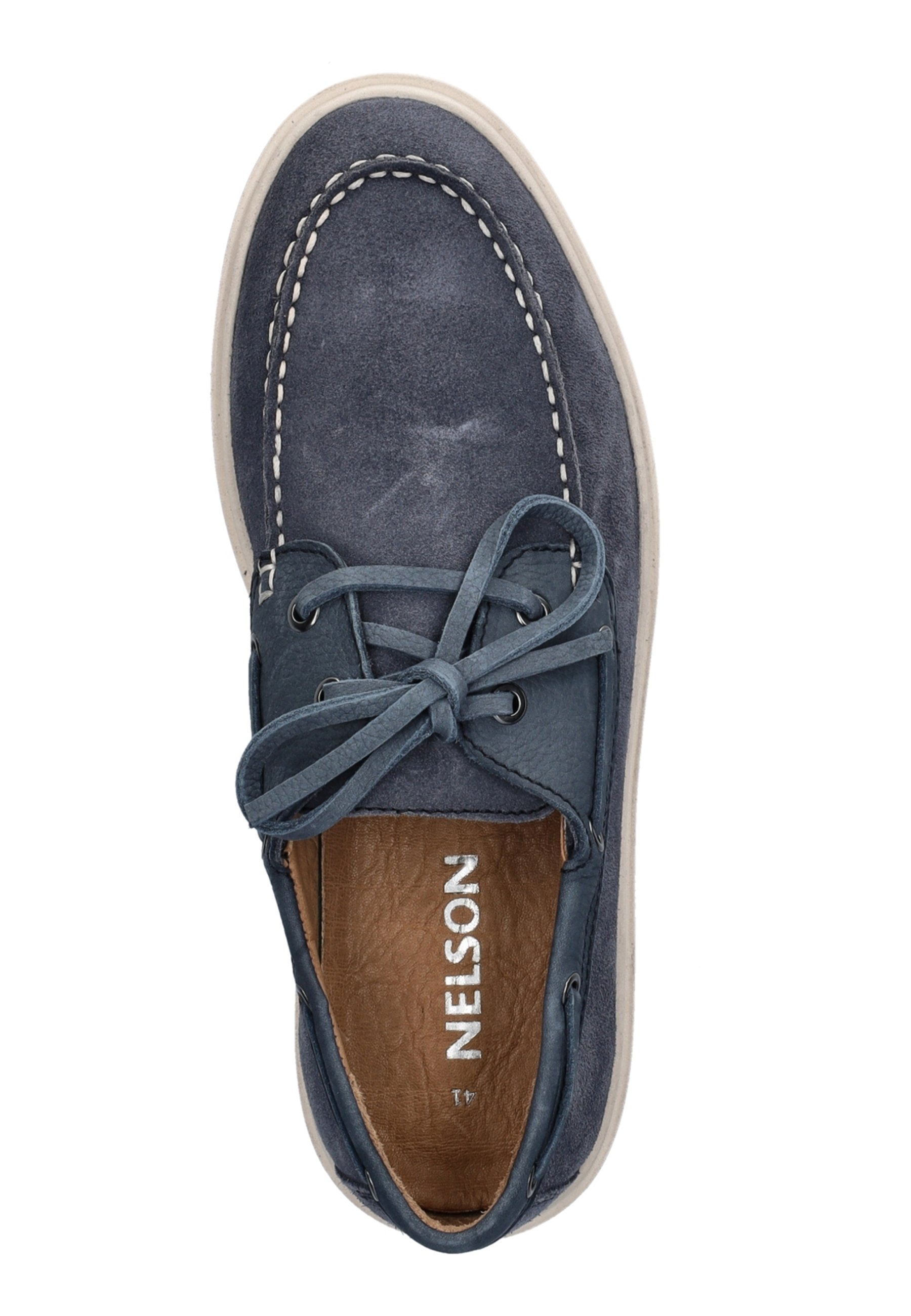 Nelson NELSON HEREN BOOTSCHOEN - Boat shoes - blauw/light blue