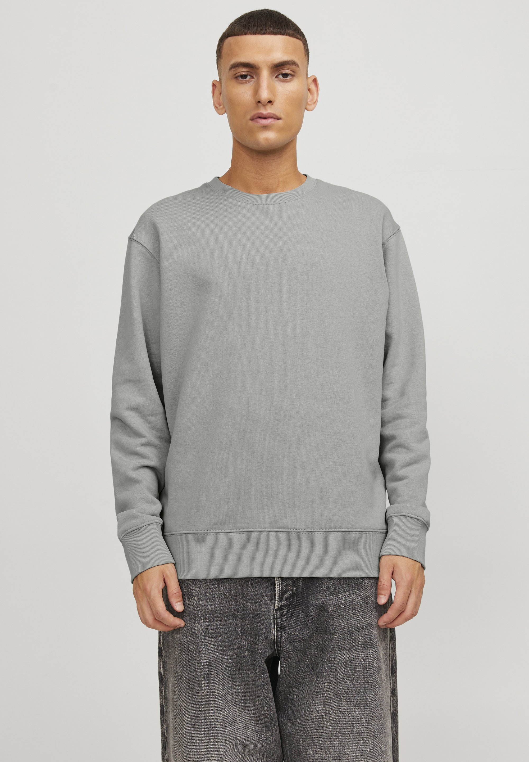 Jack Jones JJESTAR CREW NECK Sweatshirt ultimate grey/grau