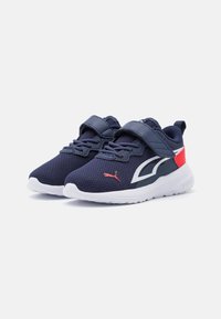 Puma ALL DAY ACTIVE - Road running shoes - peacoat/ white/high risk red