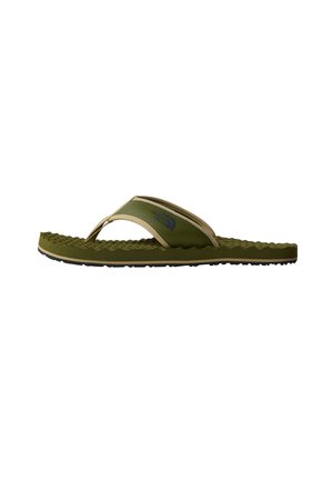 BASE CAMP - T-bar sandals - forest olive forest oli