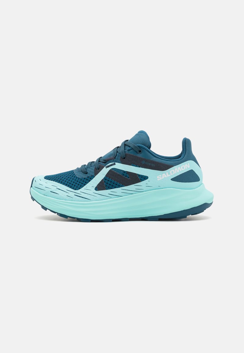 Salomon ULTRA FLOW GTX - Laufschuh Trail - deep dive/tanager turquoise/carbon