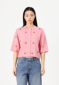 Object OBJTHESS SLEEVE CARDIGAN - Jopica - rose elegance