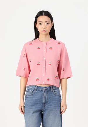 Object OBJTHESS CARDIGAN - Vest - rose elegance