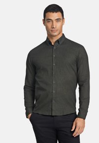 Lindbergh MOULINÉ STRETCH  - Camisa - lt army