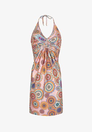 CHIC by Lirette KORTE HALTER JURK MOUZAKI - Vestido informal - roze