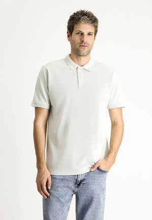 2-Button Collar - Poloshirt - stone