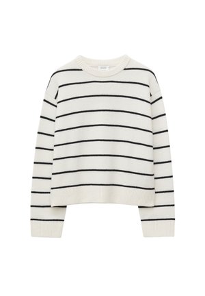 & OTHER STORIES, & OTHER STORIES BOXY KNIT JUMPER - Strickpullover - white