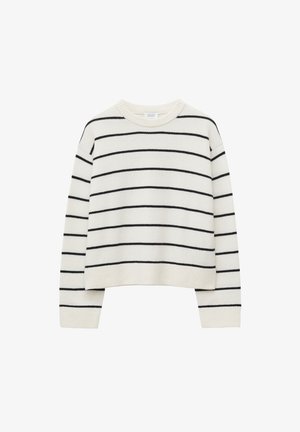 & OTHER STORIES, & OTHER STORIES BOXY KNIT JUMPER - Pullover - white