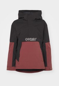 INSULATED ANORAK - Bunda za deskanje na snegu - blackout/grenache