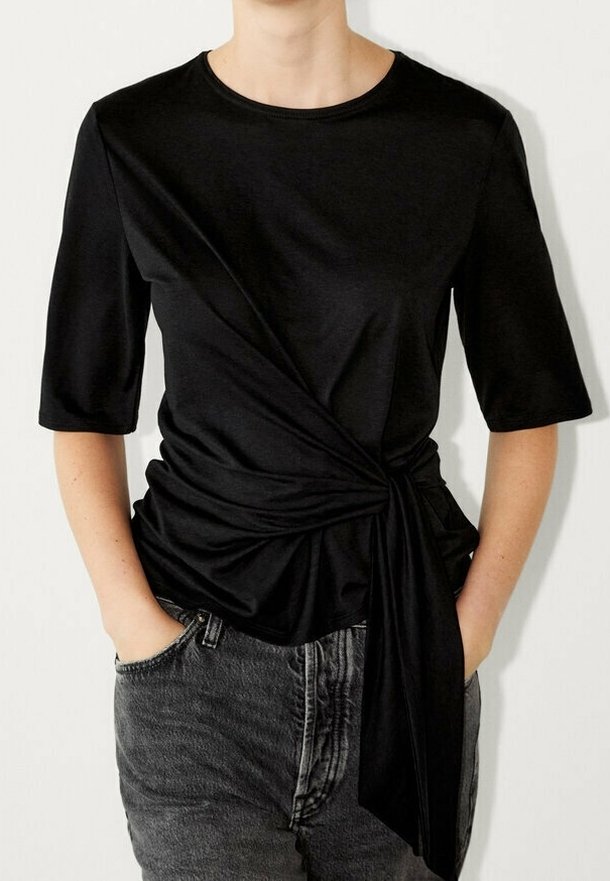 Massimo Dutti T-shirts print - black