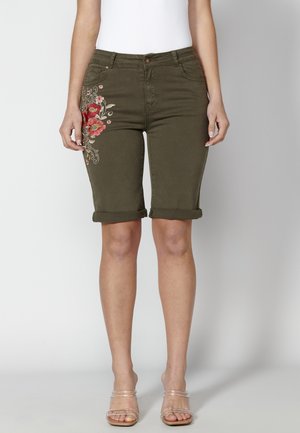 Jeansshort - kaki   khaki