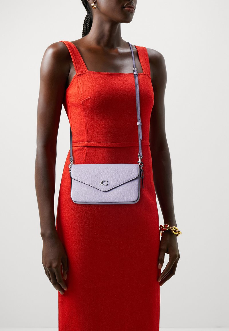 COACH CROSSGRAIN CROSSBODY SET - Mala a tiracolo - soft purple