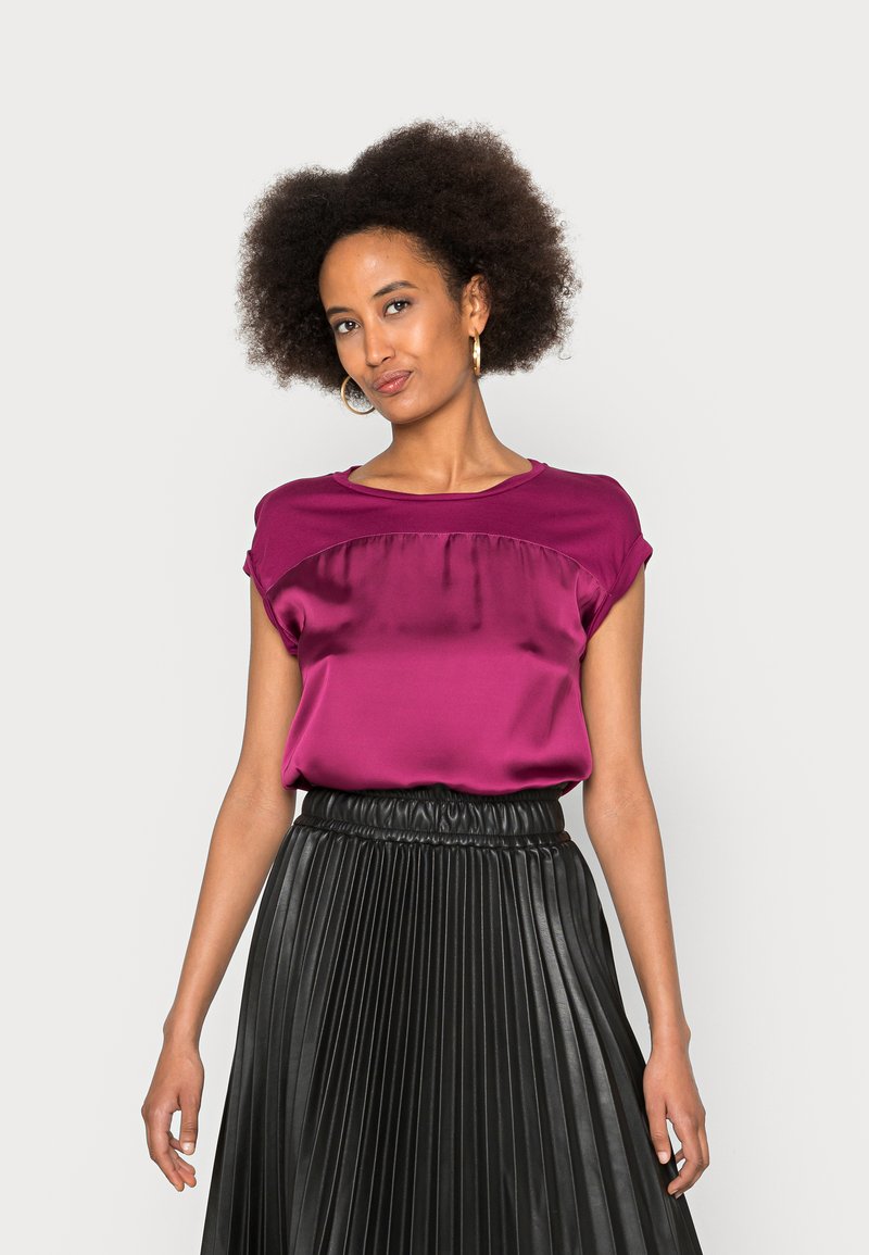 Anna Field T-shirt estampada - dark red