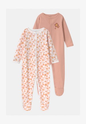 NBFNIGHTSUIT 2 PACK - Dupačky na spaní - silver pink