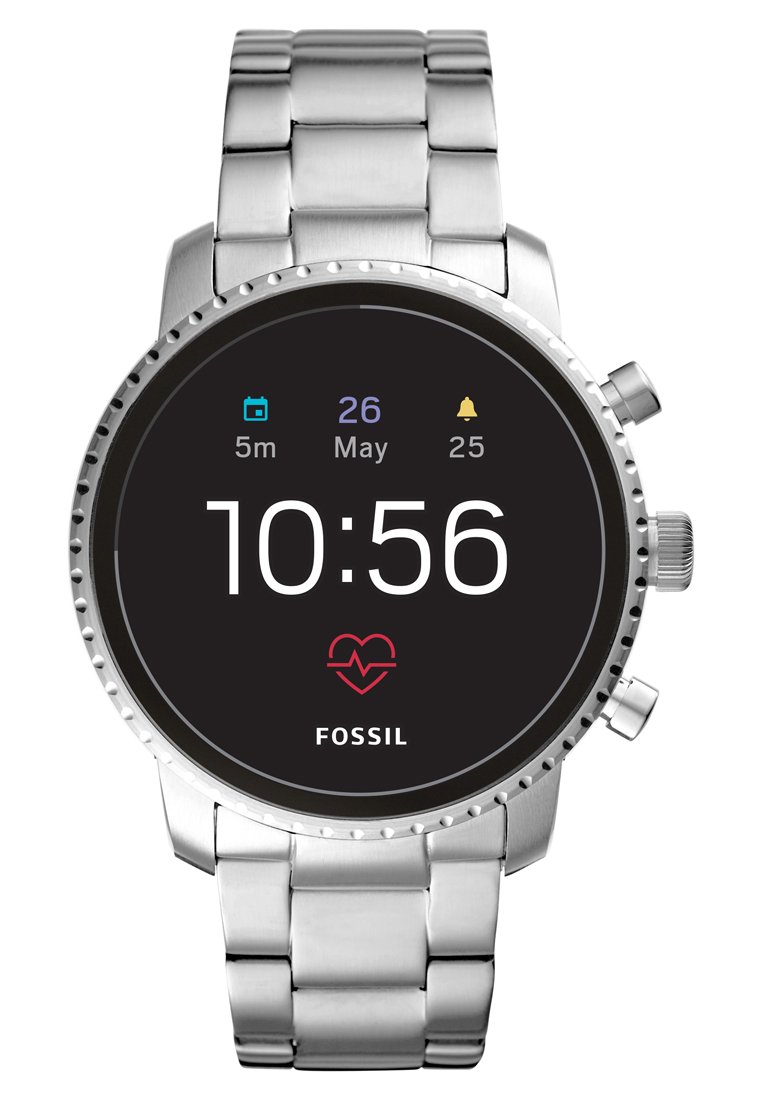 fossil smart watch silver