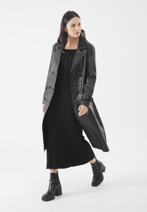 DOUBLE BREASTED - Trenchcoat - schwarz