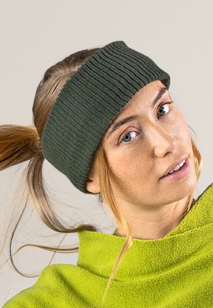 Living Crafts PANDORIA - Ear warmers - dark olive