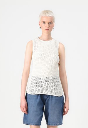 ONLLAVANA LIFE - Topper - cloud dancer/gold-coloured