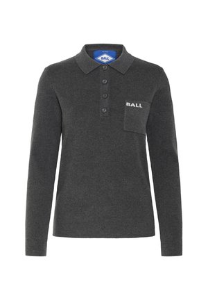 MARIETTA  - Polo - dark grey melange
