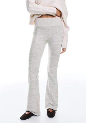 SOFT TOUCH BELL BOTTOM - Tréningruha alsók - light grey