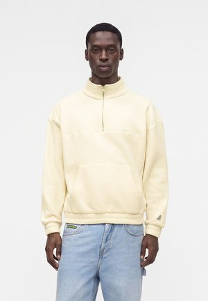 Kappa, LOGO IANGRES UNISEX - Поларен пуловер - white antique