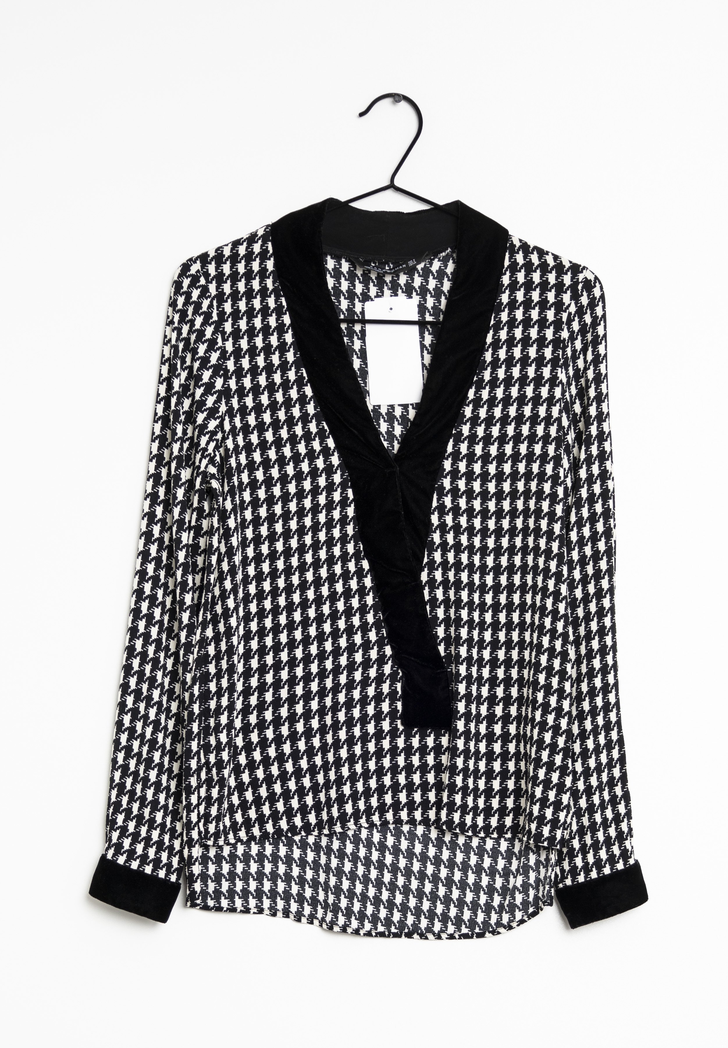 zara dogtooth shirt